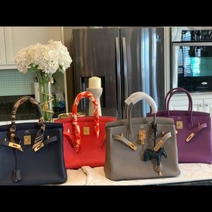 Hermes Birkins 30 Etoupe and Bleu Nuit available